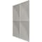 Ekena Millwork 19 5/8in. W x 19 5/8in. H Richmond EnduraWall Decorative 3D Wall Panel Covers 2.67 Sq. Ft. WP20X20RIGBW - alternate 6